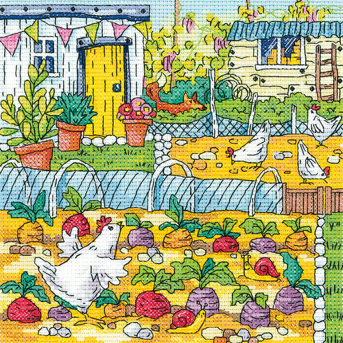 Heritage Crafts Borduurpakket Vegetable Patch - Heritage Crafts Heritage Crafts Borduurpakket Vegetable Patch - Heritage Crafts