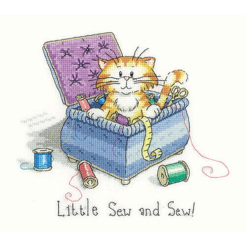 Heritage Crafts Borduurpakket Little Sew and Sew - Heritage Crafts Heritage Crafts Borduurpakket Little Sew and Sew - Heritage Crafts
