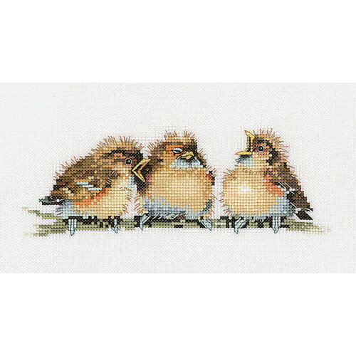 Heritage Crafts Borduurpakket Three's a Crowd - Heritage Crafts Heritage Crafts Borduurpakket Three's a Crowd - Heritage Crafts