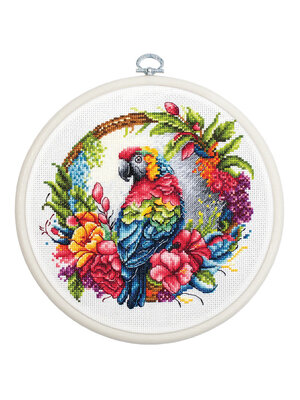 Luca-S Borduurpakket The Tropical Parrot - Luca-S Luca-S Borduurpakket The Tropical Parrot - Luca-S