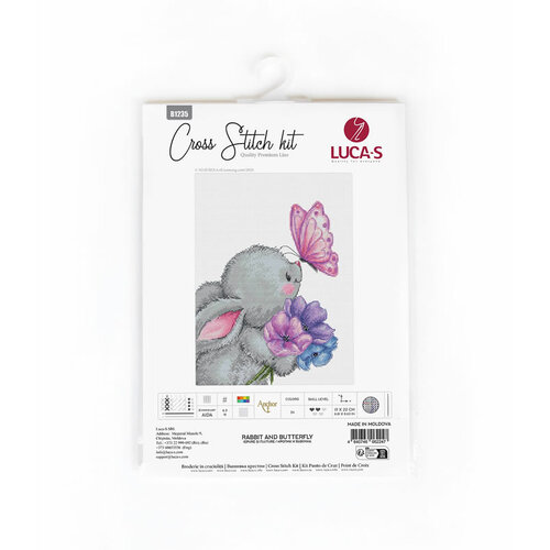 Luca-S Borduurpakket Rabbit and Butterfly - Luca-S