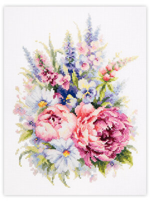 Magic Needle CI Borduurpakket Bouquet with Peonies - Magic Needle
