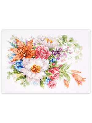 Magic Needle CI Borduurpakket Gentle Flowers - Magic Needle