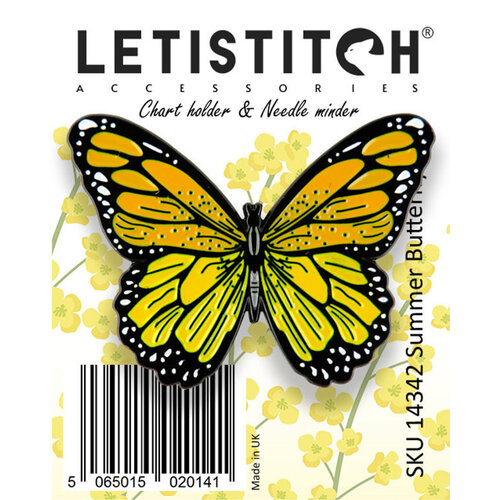 Leti Stitch Needle Minder Summer Butterfly - Leti Stitch