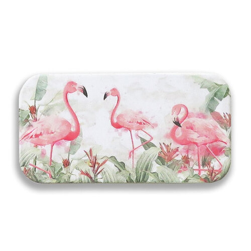 Leti Stitch Metallic Needlebox Flamingos - Leti Stitch