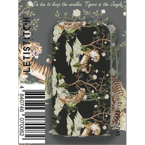 Leti Stitch Metallic Needlebox Tigers in the Jungle - Leti Stitch