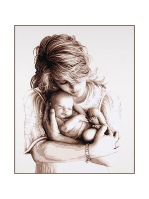 Vervaco Telpakket kit Moeder en Kind - Limited Edition Vervaco Telpakket kit Moeder en Kind - Limited Edition