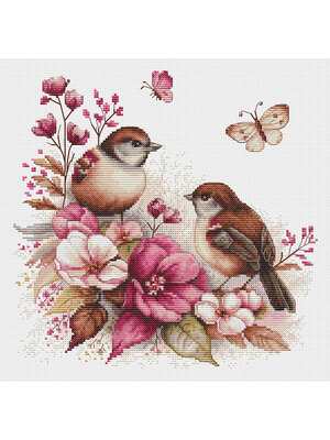 Luca-S Borduurpakket The Birds - Spring - LUCA-S Luca-S Borduurpakket The Birds - Spring - LUCA-S