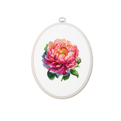 Luca-S Borduurpakket Coral Charm Peony - Luca-S