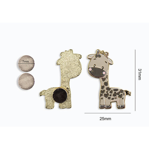 Luca-S  Magnetic Needle Minder - Giraffe - Luca-S