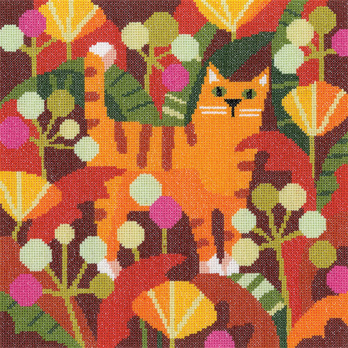 Heritage Crafts Borduurpakket Ginger Cat - Heritage Crafts Heritage Crafts Borduurpakket Ginger Cat - Heritage Crafts