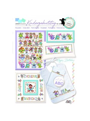 Lindner’s Kreuzstiche Patroon Lindner 148 - Kinderverjaardag