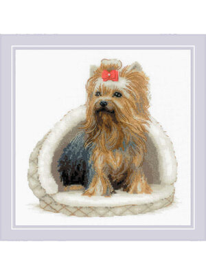 RIOLISf Borduurpakket Yorkshire Terrier - RIOLIS RIOLISf Borduurpakket Yorkshire Terrier - RIOLIS