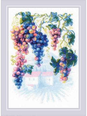 RIOLISf Borduurpakket Generous Grapevine - RIOLIS RIOLISf Borduurpakket Generous Grapevine - RIOLIS