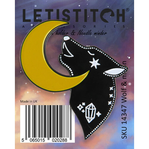 Leti Stitch Needle Minder Wolf & Moon - Leti Stitch