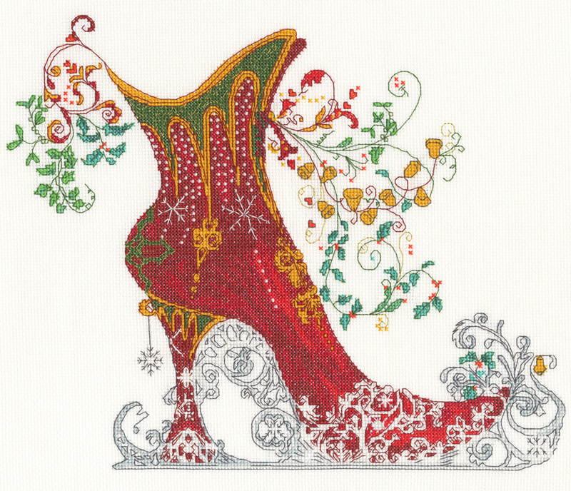 Bothy Threads borduurpakket frosty trees MIN09 telpatroon | C.R. Couture