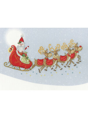 Bothy Threads Borduurpakket Karen Tye Bentley - Sleigh Ride - Bothy Threads