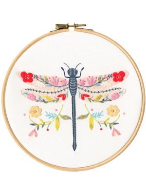 Bothy Threads Vrij borduren pakket Ally Gore - Dragonfly - Bothy Threads