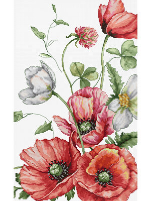 Luca-S Borduurpakket The Field Poppies - Luca-S