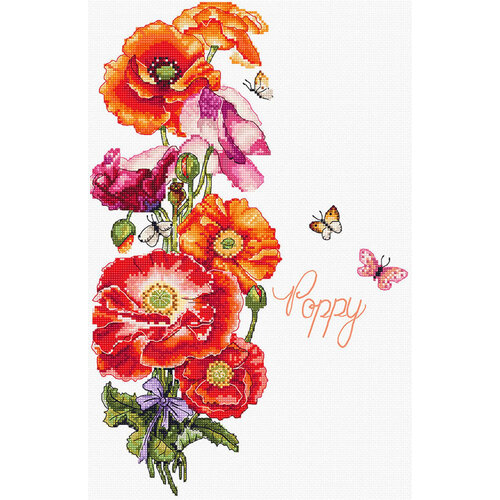 Leti Stitch Borduurpakket Poppy - Leti Stitch Leti Stitch Borduurpakket Poppy - Leti Stitch