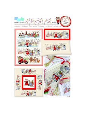Lindner’s Kreuzstiche Patroon Lindner 151 - Ho Ho Ho