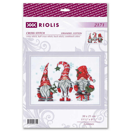 RIOLIS Borduurpakket Gnomes - RIOLIS