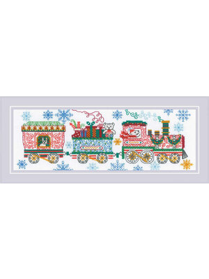 RIOLISf Borduurpakket Holiday Train - RIOLIS RIOLISf Borduurpakket Holiday Train - RIOLIS
