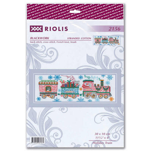 RIOLIS Borduurpakket Holiday Train - RIOLIS