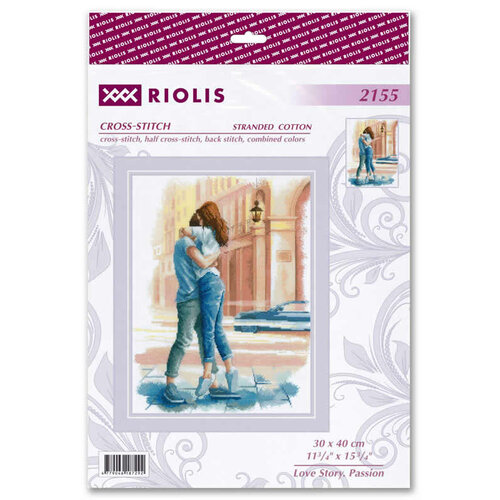 RIOLIS Borduurpakket Love Story - Passion - RIOLIS