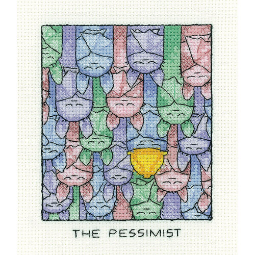 Heritage Crafts Borduurpakket The Pessimist - Heritage Crafts Heritage Crafts Borduurpakket The Pessimist - Heritage Crafts