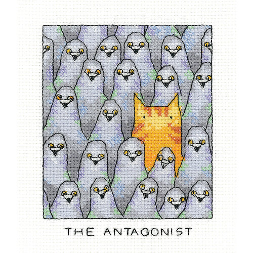 Heritage Crafts Borduurpakket The Antagonist - Heritage Crafts Heritage Crafts Borduurpakket The Antagonist - Heritage Crafts