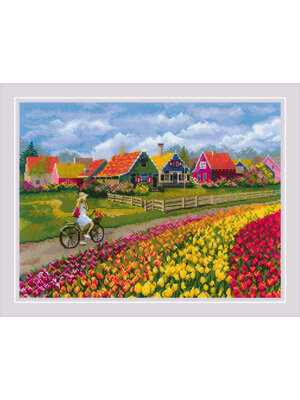 RIOLISf Borduurpakket Tulip Field - RIOLIS RIOLISf Borduurpakket Tulip Field - RIOLIS