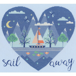 Bothy Threads Borduurpakket Hilary Yafai - Sail Away - Bothy Threads