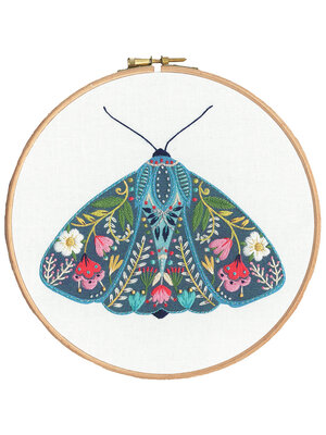 Bothy Threads Vrij borduren pakket Ally Gore - Pollen - Moth - Bothy Threads