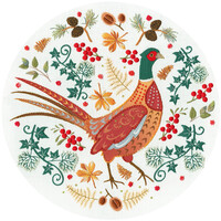 Vrij borduren pakket Kathy Pilcher - Folk Pheasant - Bothy Threads