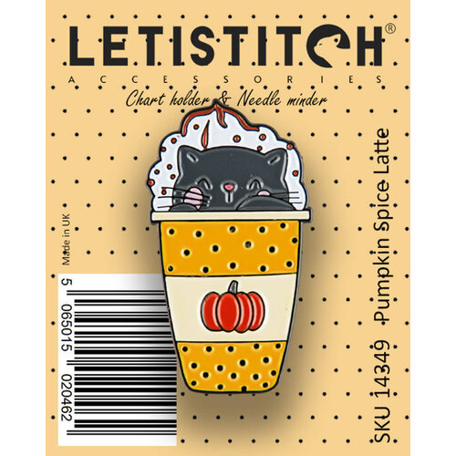 Leti Stitch Needle Minder Pumpkin Spice Latte - Leti Stitch