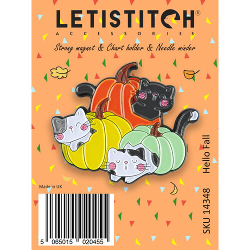 Leti Stitch Needle Minder Hello Fall - Leti Stitch