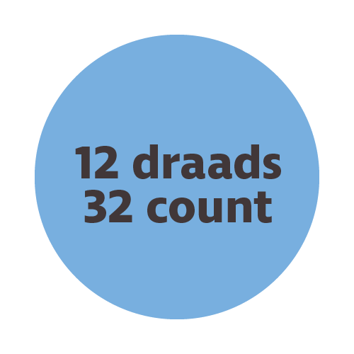 12-draads stoffen - 32 count