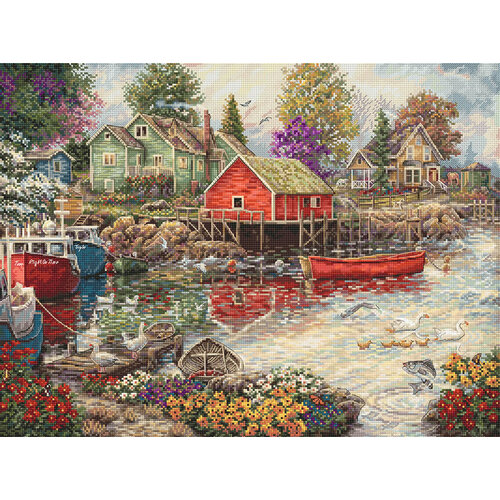 Leti Stitch Borduurpakket Quiet Cove - Leti Stitch Leti Stitch Borduurpakket Quiet Cove - Leti Stitch