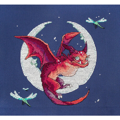 Leti Stitch Borduurpakket Dragon - Leti Stitch Leti Stitch Borduurpakket Dragon - Leti Stitch