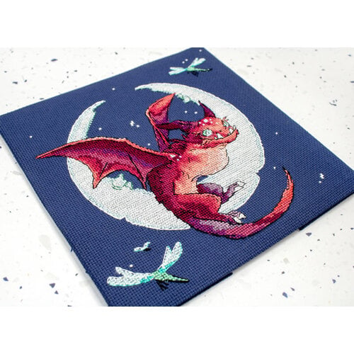 Leti Stitch Borduurpakket Dragon - Leti Stitch