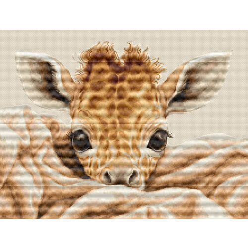 Luca-S Borduurpakket The Baby Giraffe - Luca-S Luca-S Borduurpakket The Baby Giraffe - Luca-S