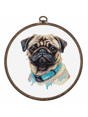 Luca-S Borduurpakket Mops Pug - Luca-S