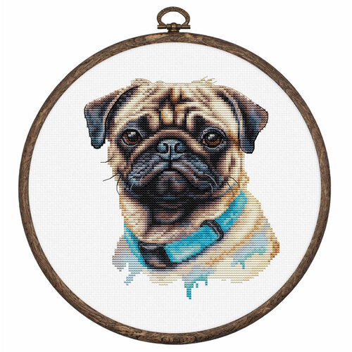 Luca-S Borduurpakket Mops Pug - Luca-S