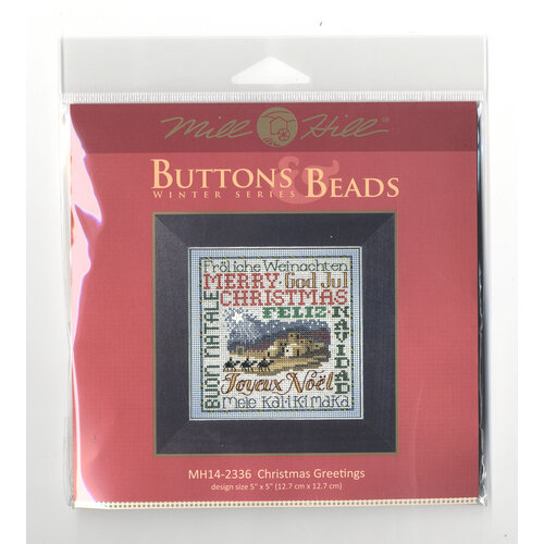 Mill Hill Buttons Beads Winter Series: Christmas Greetings