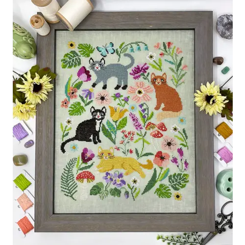 Tiny Modernist Borduurpatroon The Cat Tapestry Tiny Modernist Borduurpatroon The Cat Tapestry