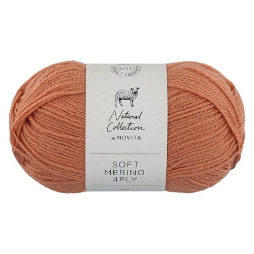 Novita Novita - Novita Soft Merino 4PLY  - 617 Peach