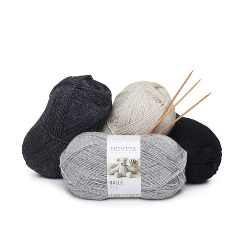 Nalle - 75% wol 25% acryl - 25% KORTING