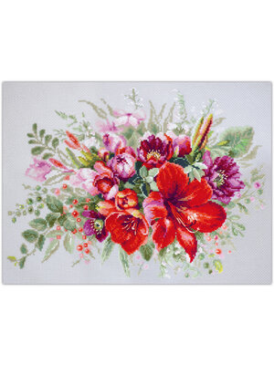 Magic Needle CI Borduurpakket Amaryllis Bouquet - Magic Needle