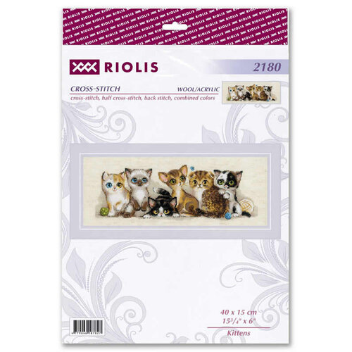 RIOLIS Borduurpakket Kittens - RIOLIS